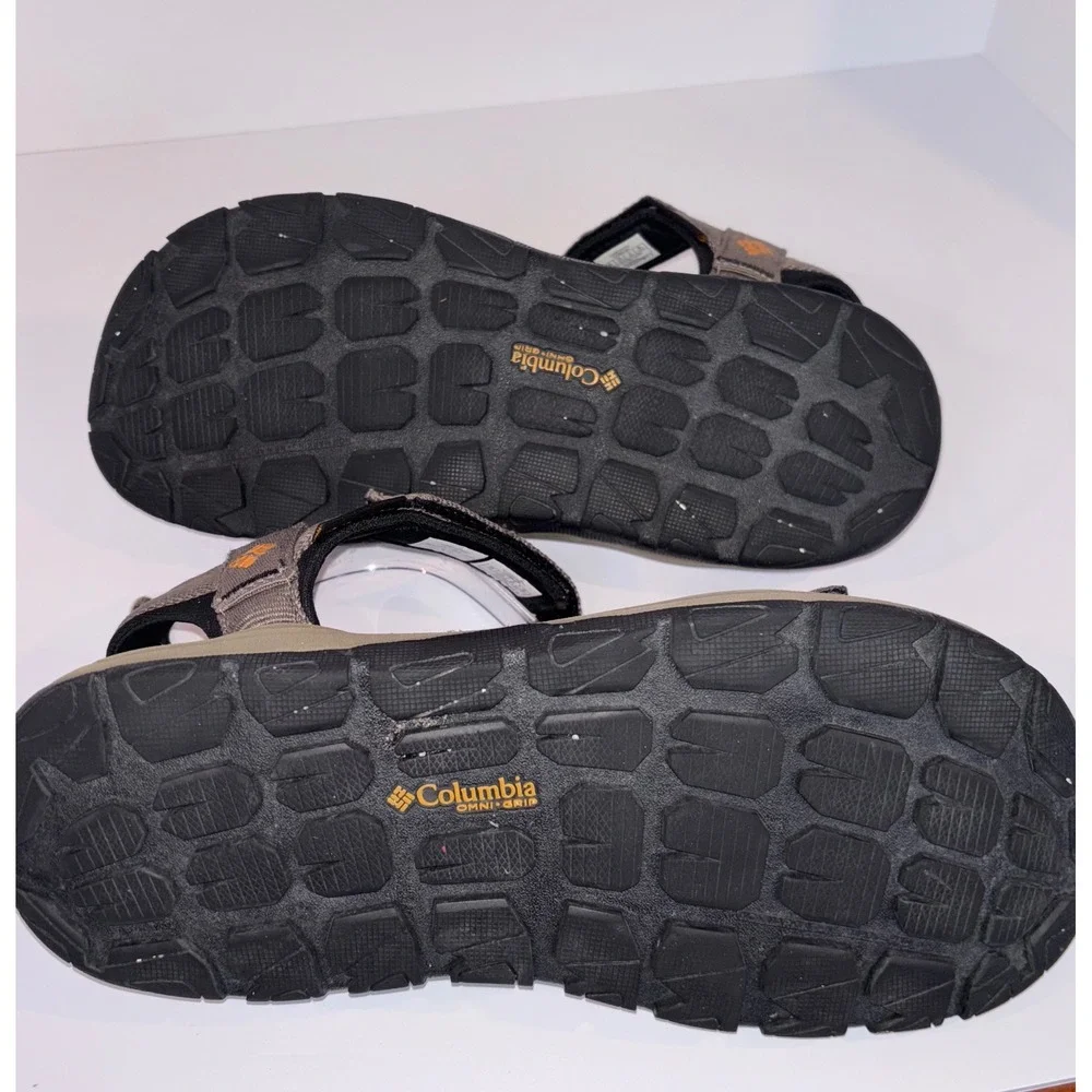 Columbia Men's Size 10 Tech‎ Sandal Adjustable Strap Brown Outdoor Water Sandals